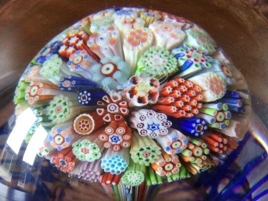 バカラ ミルフィオリ ペーパーウェイト