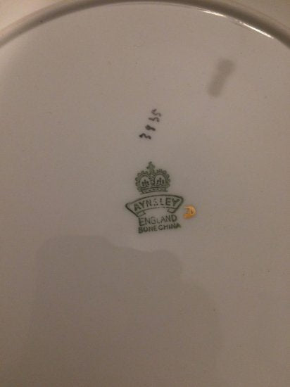 231	エインズレイ　シノワズリ　コバルトブルーのティーセット　22点