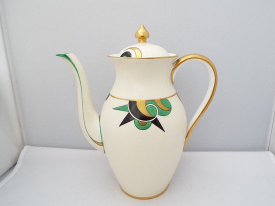 234	エインズレイ　シノワズリ　アールデコ風コーヒーセット