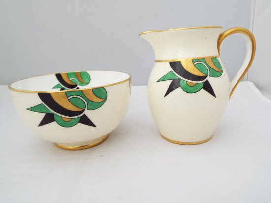 234	エインズレイ　シノワズリ　アールデコ風コーヒーセット