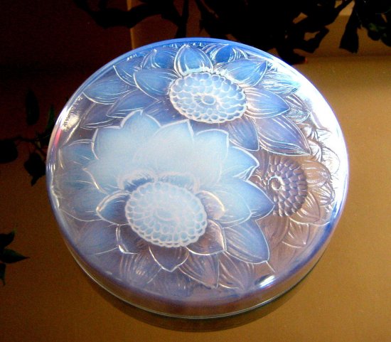 ルネ・ラリック　３つのダリアの花のボックス　”Trois Dahlias”　1922年