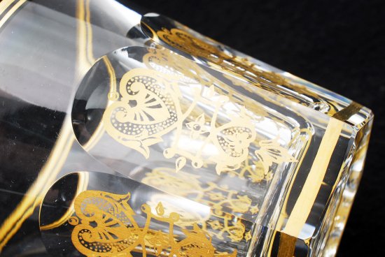 569 バカラ Baccarat 　エンパイア 金彩 ロックグラス