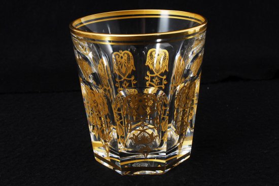 569 バカラ Baccarat 　エンパイア 金彩 ロックグラス