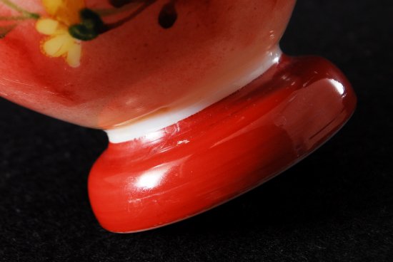 574 超希少！バカラ オパーリンクリスタル ジャポニズム花鳥図飾壷②