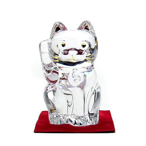 バカラ　招き猫　クリア