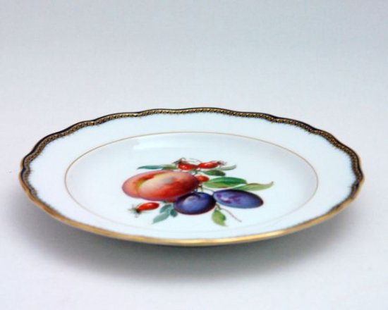 マイセン　Aカンテ　デザート皿　果物柄