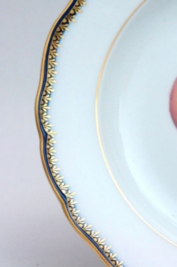 マイセン　Aカンテ　デザート皿　果物柄