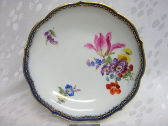 マイセン　Aカンテ　カプチーノ／ココアカップ　ブーケ柄　1924-1934製　1級品