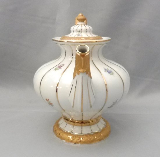 284　マイセン（Meissen）Xフォーム 小花柄ティーポット