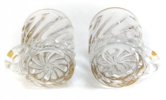 589　バカラ（Baccarat）クリスタル　リカーセット　１５点（サービング・トレイ、リキュール・デカンタ、グラス１２個）　1900年代