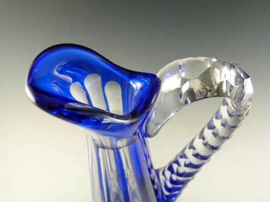 590　バカラ（Baccarat）クリスタル　カットガラスのクラレット（ワイン用）ジャグ　ツァー（TSAR）