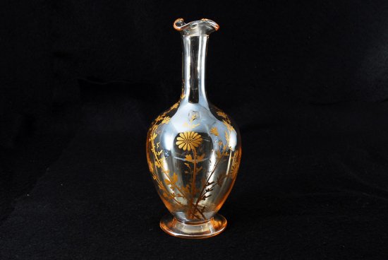 596 バカラ(baccarat) 金彩 花紋図 デカンタ
