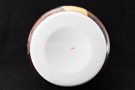 598 バカラ オパーリンクリスタル ジャポニズム花鳥図紋花瓶①