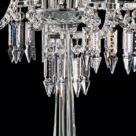 ”チーマ”　ヴェネチアンクリスタル　テーブルランプランプシェード付き