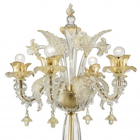 ”ドヴィツィア”　ムラノガラス　テーブルランプ