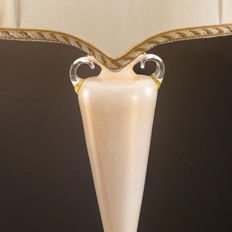 ”エルメーネギルド”　ヴェネチアンクリスタル　テーブルランプ