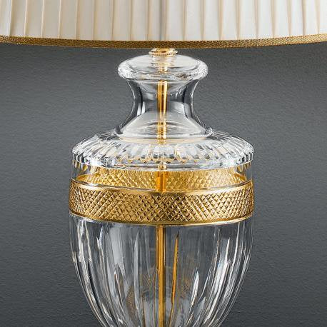 ”ジオットー”　ヴェネチアンクリスタル　テーブルランプ