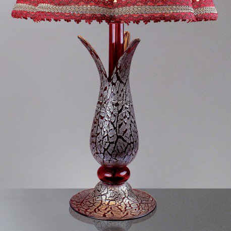 ”マグマ”　ヴェネチアン ムラノガラス テーブルランプ