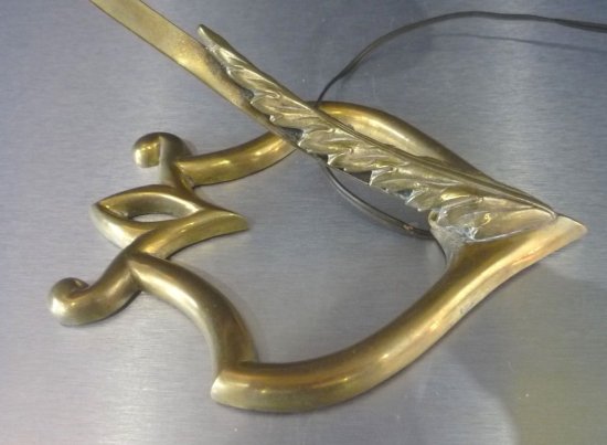 156　ドーム兄弟（Daum Nancy）作　アール・ヌーヴォー様式のテーブルランプ