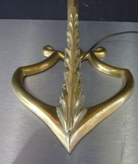 156　ドーム兄弟（Daum Nancy）作　アール・ヌーヴォー様式のテーブルランプ