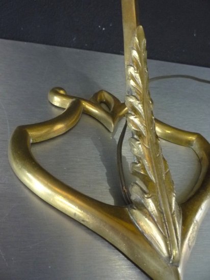 156　ドーム兄弟（Daum Nancy）作　アール・ヌーヴォー様式のテーブルランプ