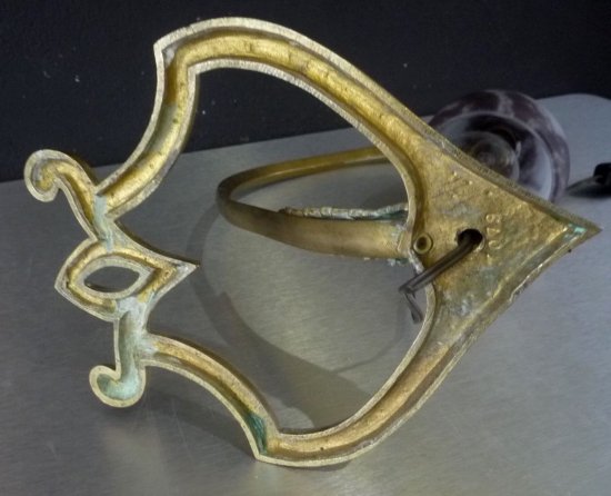 156　ドーム兄弟（Daum Nancy）作　アール・ヌーヴォー様式のテーブルランプ