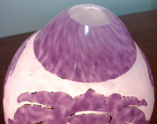 255　シュナイダー兄弟（Schneider）作　フレンチカメオアートガラス　ダリアのパフュームランプ　アールデコ　1920年頃