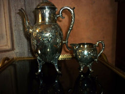 Christofle Gallia クリストフル ガリア コーヒーポット フランスアールヌーボー雑貨】GALLIA Christofle ティー紅茶