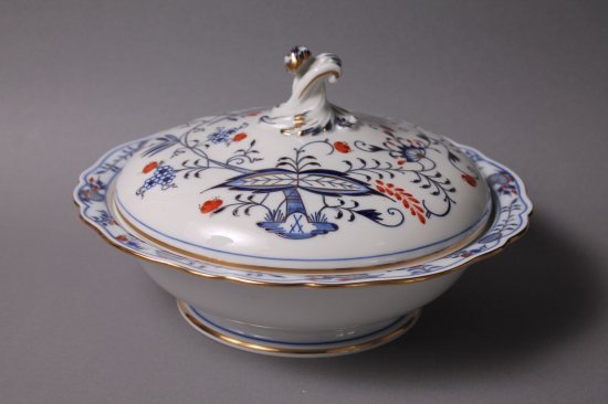 299　マイセン（Meissen）アンティーク　ブルーオニオン　ベジタブルボール