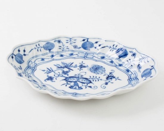 301　マイセン（Meissen）アンティーク　ブルーオニオン　楕円形皿