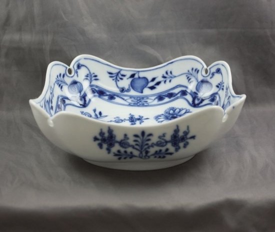 302　マイセン（Meissen）チャイナブルー　アンティーク　ブルーオニオン　四角皿