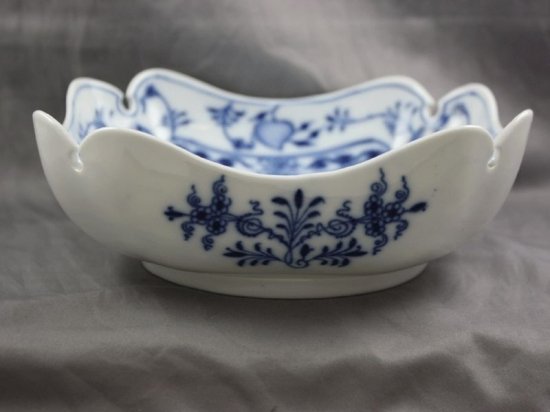 302　マイセン（Meissen）チャイナブルー　アンティーク　ブルーオニオン　四角皿