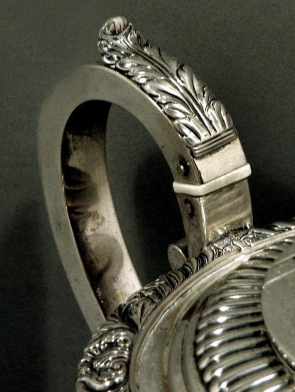 285　ジョージ・ゴードン・マドラス（George Gordon Madras）アンティーク　インディアン・スターリングシルバー　ティーポット　1820年頃　ジョージ３世スタイル