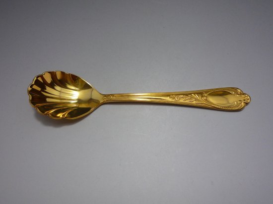 ゾーリンゲン solingen 18Kコーティング　キャディースプーン　13.5cm