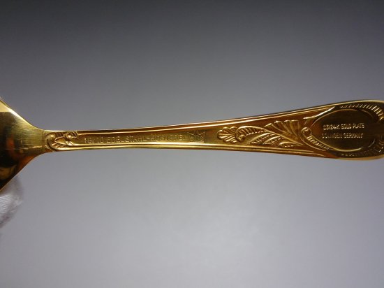 ゾーリンゲン solingen 18Kコーティング　キャディースプーン　13.5cm