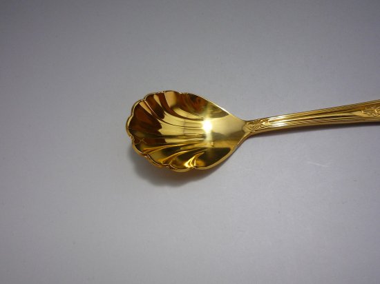 ゾーリンゲン solingen 18Kコーティング　キャディースプーン　13.5cm