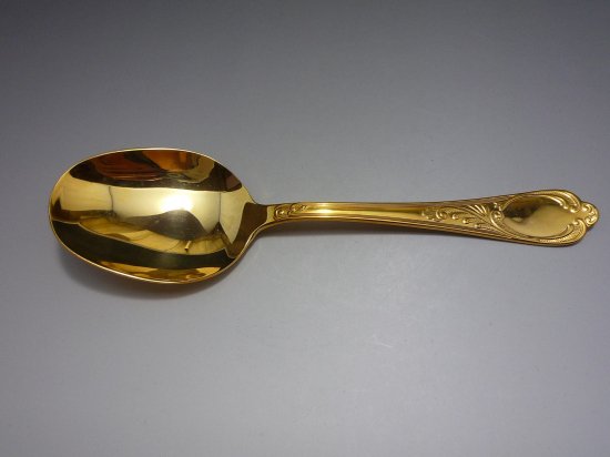 ゾーリンゲン solingen 18Kコーティング　ディナー・スープ　スプーン　20.5cm