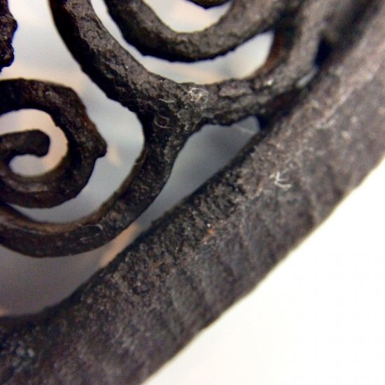 ドーム兄弟（Daum Nancy）＆エドガー・ブラント（Edgar Brandt）作　アンティーク　テーブルランプ　アールデコ　1925年頃