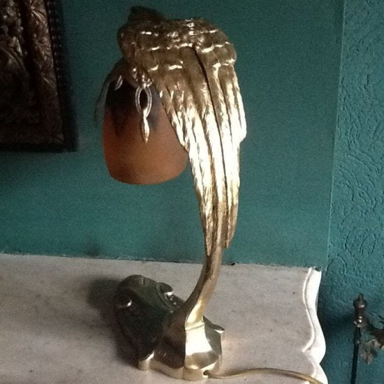 ドーム兄弟（Daum Nancy）作　アンティーク　テーブルランプ　ユーゲントシュティール　1900年頃