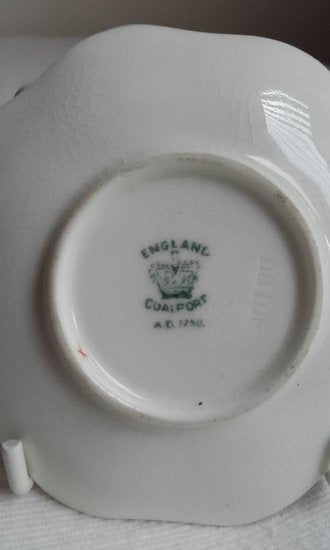 125　コールポート（COALPORT）アンティーク　ミニチュアカップ＆ソーサー　インディアンツリーのデザイン　1891年