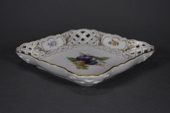 310　マイセン（Meissen）アンティーク　フルーツが描かれた飾り皿