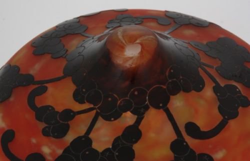 シュナイダー兄弟（Schneider）作　フレンチカメオガラスのテーブルランプ　“Le Verre Francais”　アールデコ