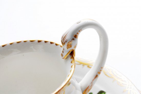 318 マイセン Meissen スワンハンドル ５つ花 ティーセット