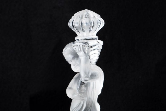 612 アンティークバカラ(Baccarat) スタンド付 天使のデカンタ＆リキュールグラスセット