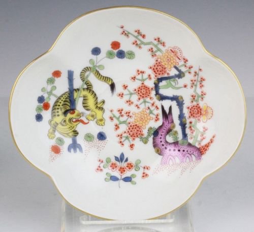 320　マイセン（Meissen）アンティーク　竜虎図カップ＆ソーサー　シノワズリ