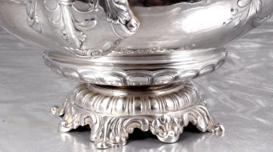 302　フレンチスターリングシルバー 　ティーポット　ルイ・フィリップ時代　1838～40年