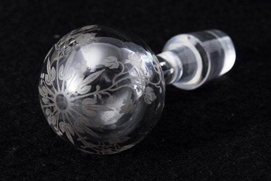 621 稀少 OLD BACCARAT オールドバカラ FOUGERES(シダ) クリスタルカラフェ