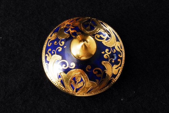 269 オールドノリタケ・金盛上藍砂漠風景図 コーヒーポット