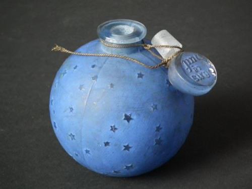 312　ルネ・ラリック（René Lalique）ブルーの香水瓶'Dans Le Nuit（夜に）’ 　1924年頃