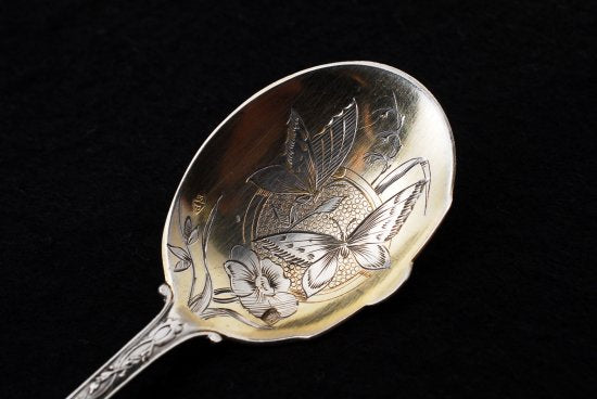 ピュイフォルカ（PUIFORCAT）「Flowers」 ヴァーメイル スプーン